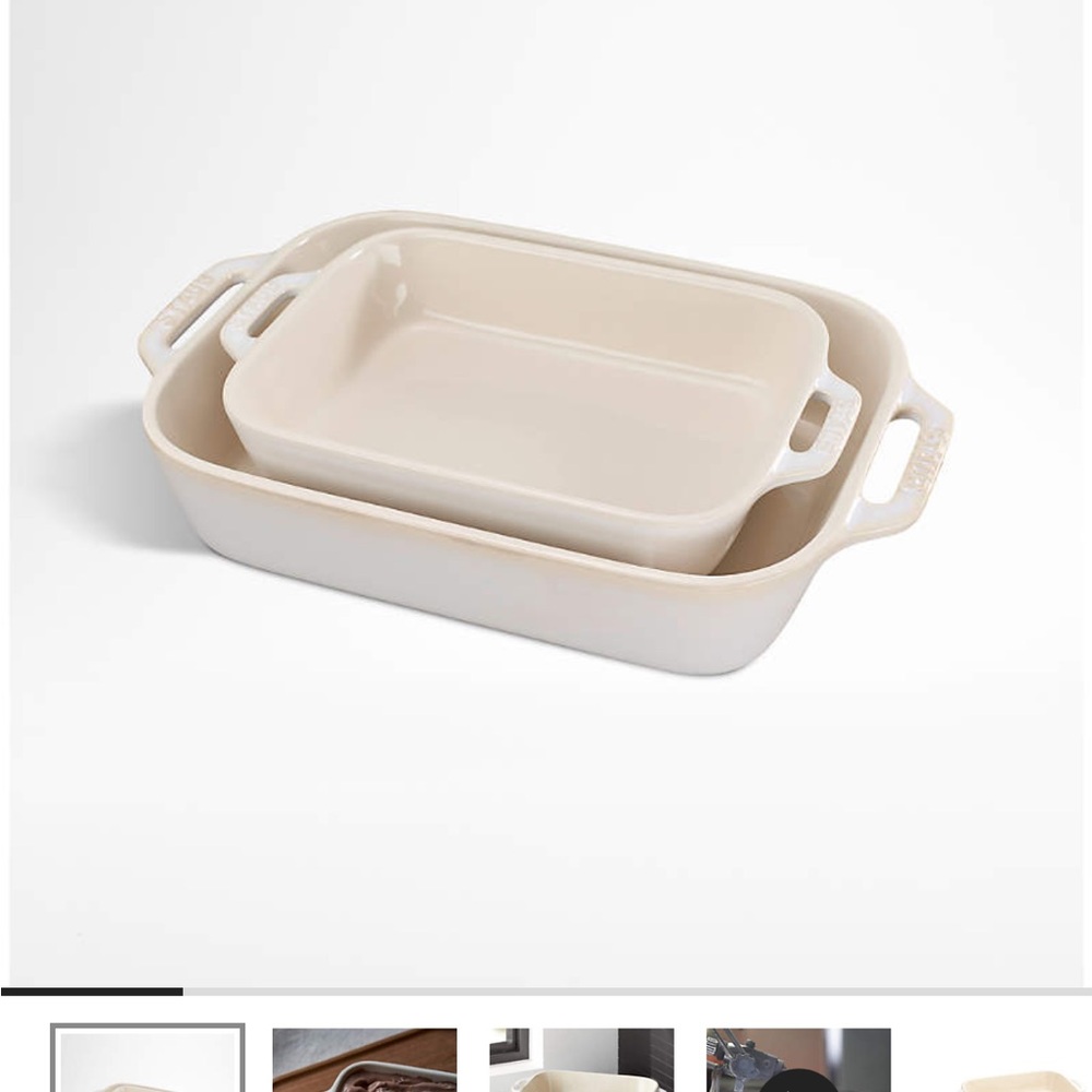 Staub Set of 2 Gratin Dishes